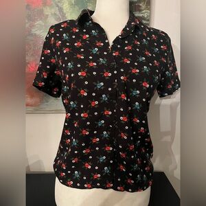 Vans floral women’s shirt